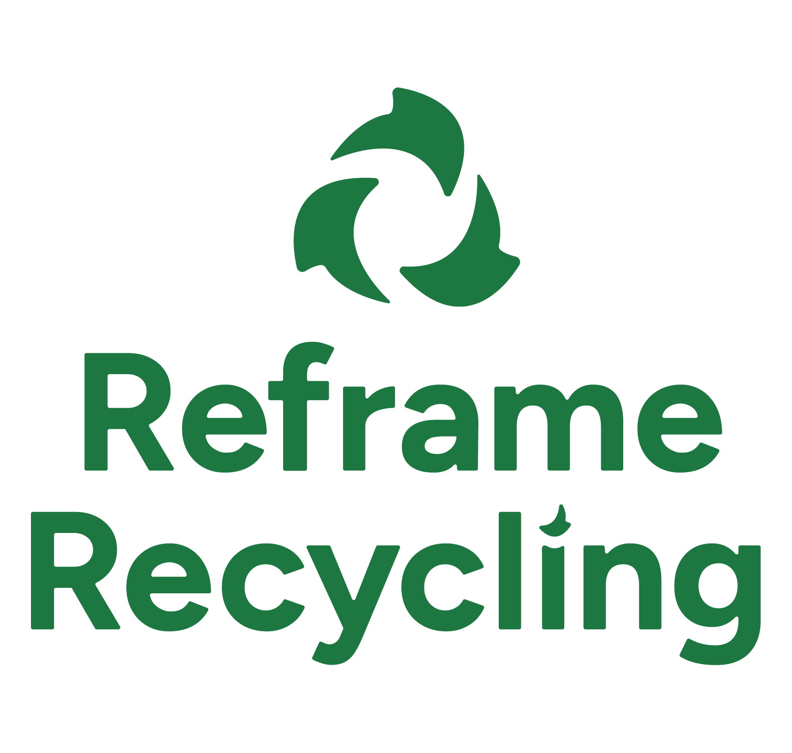 Reframe Recycling logo - uPVC window frame recycling North West